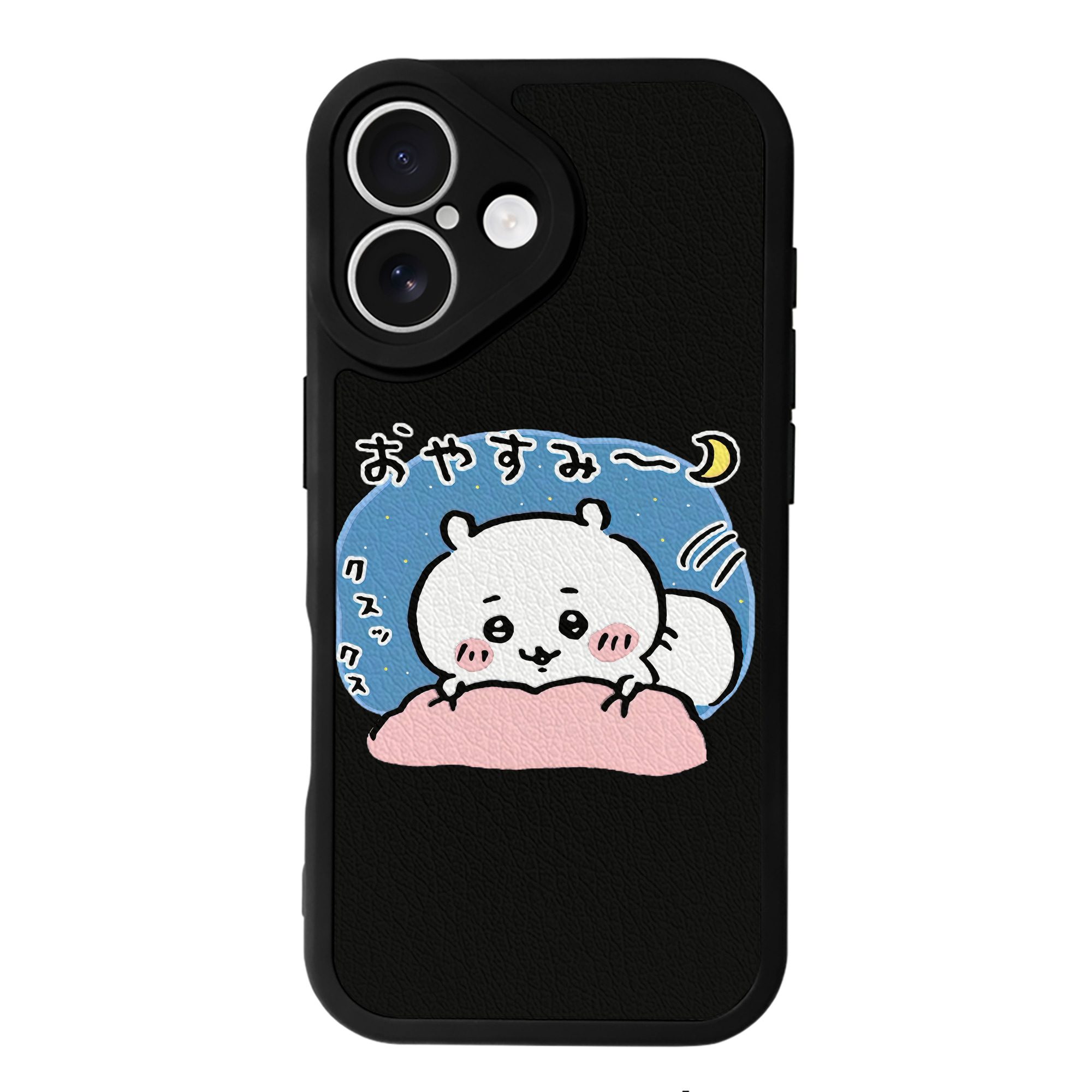 （画像用） ちいかわ ちいかわ Chii-kawa chiikawa 【iPhone 16シリーズ対応】シリコンスマホケース（レザー調） 材質：シリコン